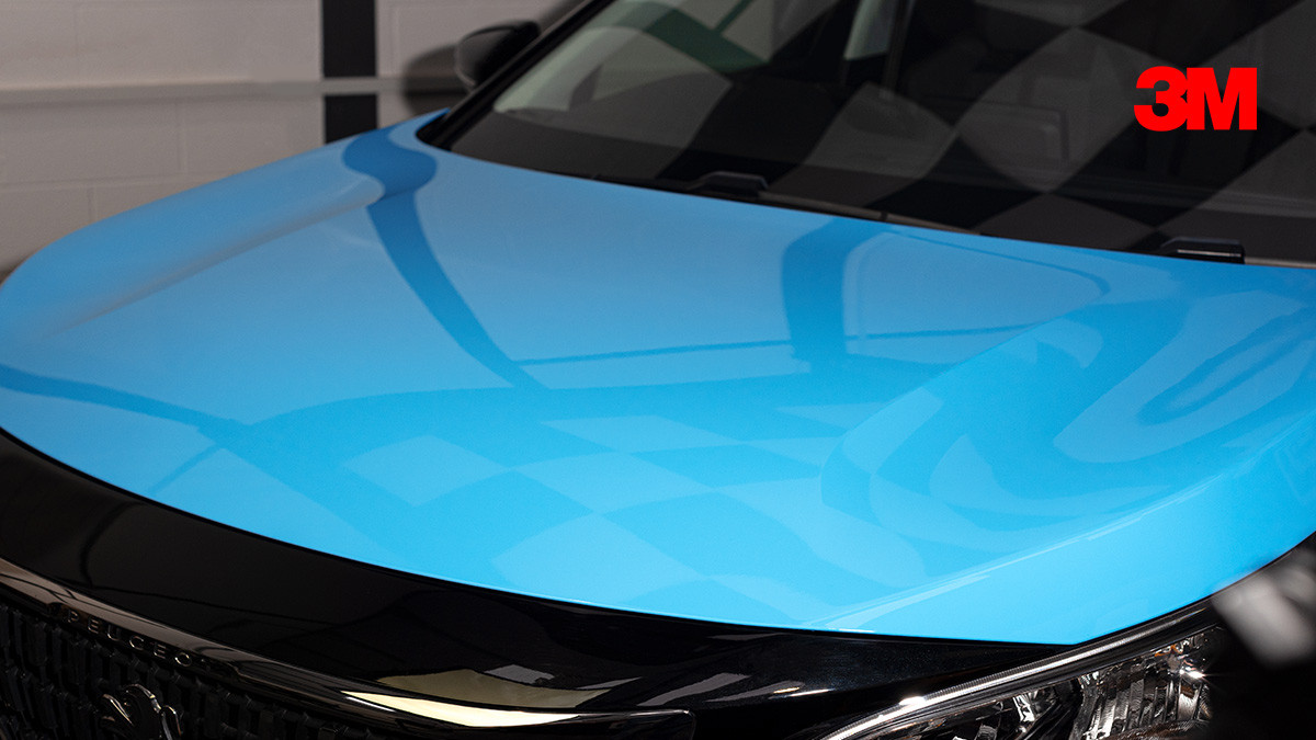 3M Wrap Film 2080 HG77 Sky Blue High Gloss