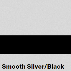 *Flexibrass 0,5mm Brushed Silver/Black 610 X 1238 mm