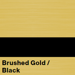 FlexiBrass Brushed Gold / Black