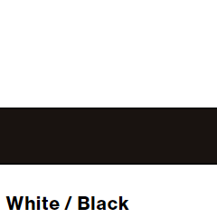 *Flexicolor 0,5mm White/Black 610 X 1238 mm