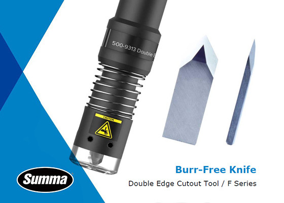 Double Edge Cutout knife 50 burr-free 2 kpl/ras FOR SUMMA F