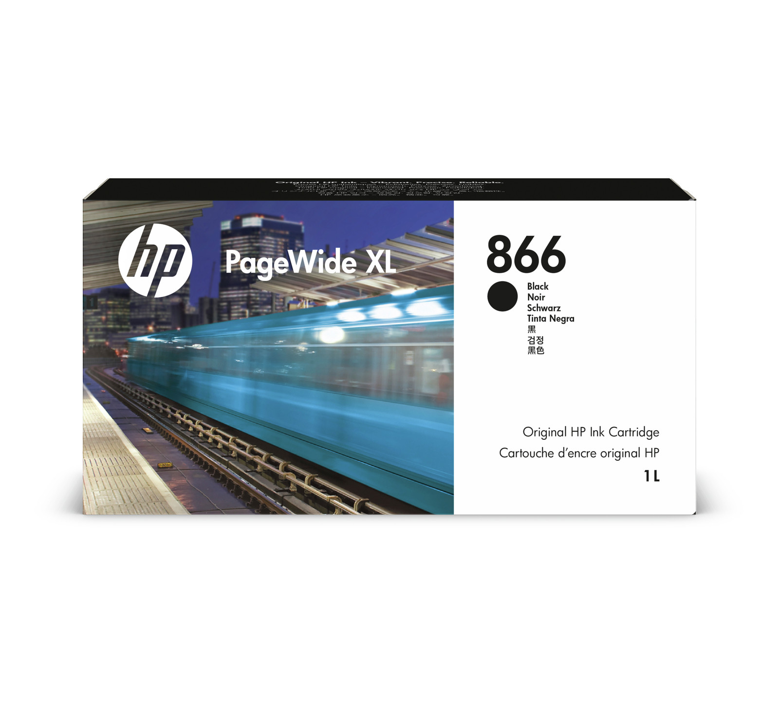 HP 866 1000 ml musta muste PW5200XL / 5200XL PRO