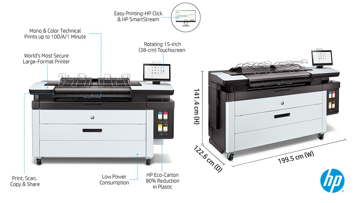 HP PageWide XL 4200 MFP monitoimitulostin