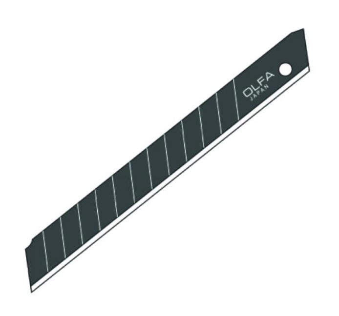 OLFA 9mm Black Ultra-Sharp 59ast. 10kpl Snap-Off Blades