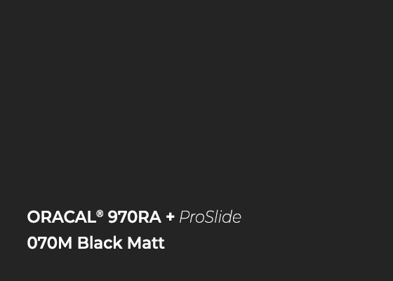 *ORA 970RA+PS 070 Black Matt 152cm (25m/rll)