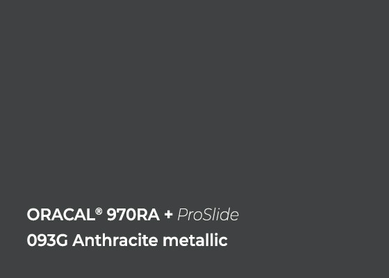*ORA 970RA+PS093 Anthracite Met.Gl.152cm (25m/rll)