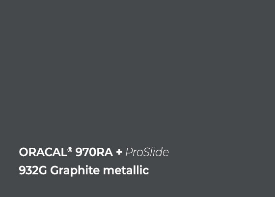 *ORA 970RA+PS 932 Graphite Met.Gl.152cm (25m/rll)