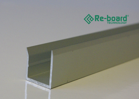 Re-Board alumiini U-lista 16mm levylle 3,2 m tanko