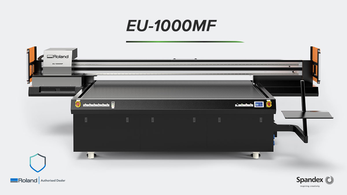 Roland VersaOBJECT EU-1000MF-4C LED-UV flatbed printer