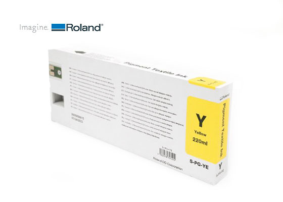 Yellow DTF Ink 220ml cartridge for Roland BN-20D
