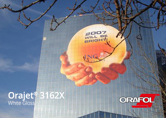 *Orajet 3162X 1,60x50m White Gloss (grey adhesive)