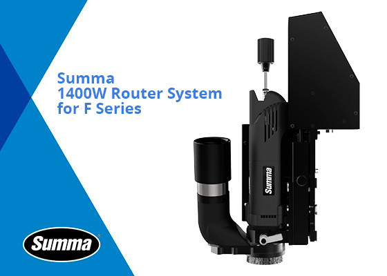 1400 W Router for Summa F-sarjan tasoleikkureille