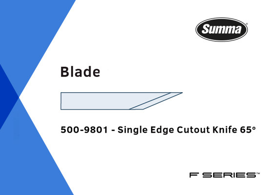 500-9801 SINGLE EDGE CUTOUT KNIFE 65 