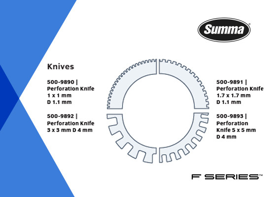 *Perforation Knife 5x5 mm D4 mm 3TPI