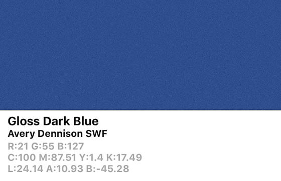 SWF Gloss Dark Blue 152cm (25m/rll) CB1530001