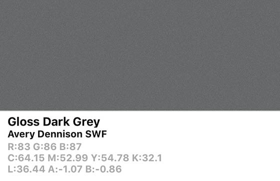 SWF Gloss Dark Grey 152cm (25m/rll) CB1560001