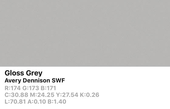 SWF Gloss Grey 152cm (25m/rll) CB1550001