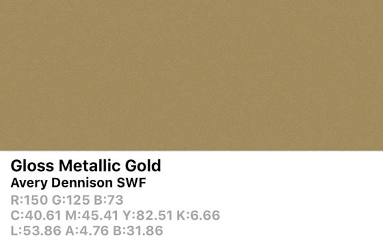 SWF Gloss Metallic Gold 152cm (25m/rll) CB1580001