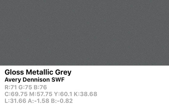 SWF Gloss Metallic Grey 152cm (25m/rll) CB1590001