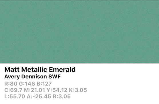 *SWF Matte Metallic Emerald 152cm (25m/rll) AS9010001