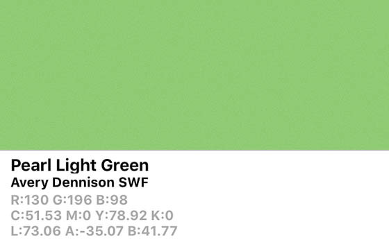 *SWF Pearl Light Green-O 152cm (25m/rll) BP2890001