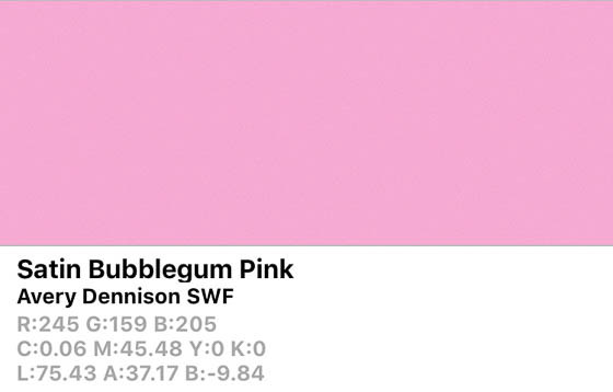 SWF Satin Bubblegum Pink-O 152cm (25m/rll) BP1190001