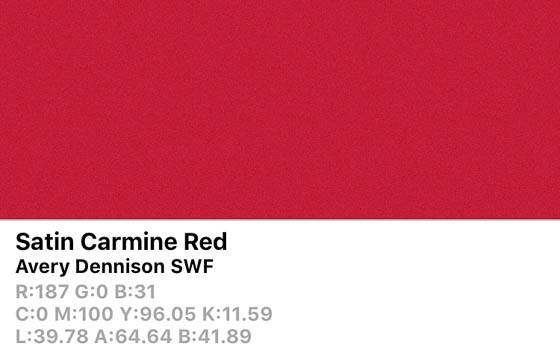 *SWF Satin Carmine Red-O 152cm (25m/rll) BP1160002