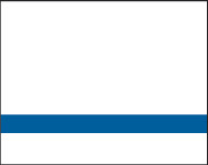 *U-Matte Fr. 3,2mm White/Blue/White 610 X 1238 mm