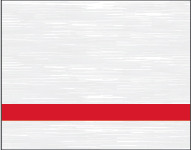 *Satins 3,2mm White/Red/White 610 X 1238 mm