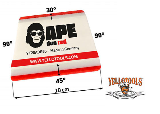 APE DuoRed Yellotools lasta maalinsuojakalvoille