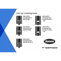 CREASING TOOL D25 R3 W8 H7 FOR SUMMA F