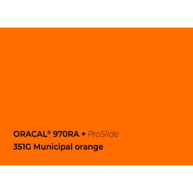*ORA 970RA+PS351 MuncipalOrange Gl.152cm (25m/rll)