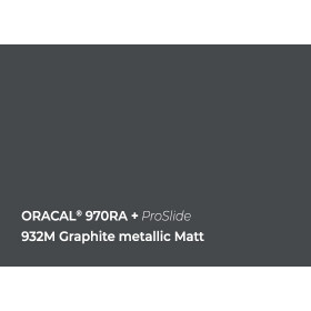 *ORA 970RA+PS 932 Graphite Met.Matt152cm (25m/rll)