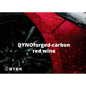 *DYNOforged-carbon-red wine 152cm (10m/rll) Paint Protection Film (PPF)