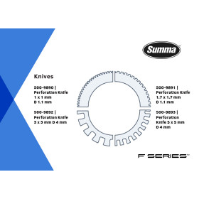 *Perforation Knife 3x3 mm D4 mm 4TPI