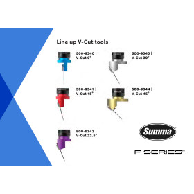 V-CUT TOOL 22,5 FOR SUMMA F