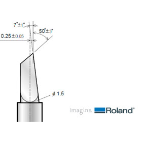 ROLAND ZEC-U5025 50 ast. 0,25mm offset