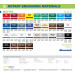 Rowmark Mattes Color Chart