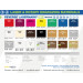 Rowmark Reverse Lasermark Color Chart