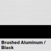 Flexibrass-Brushed Aluminum / Black