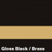 Flexibrass Gloss Black / Mess Gold