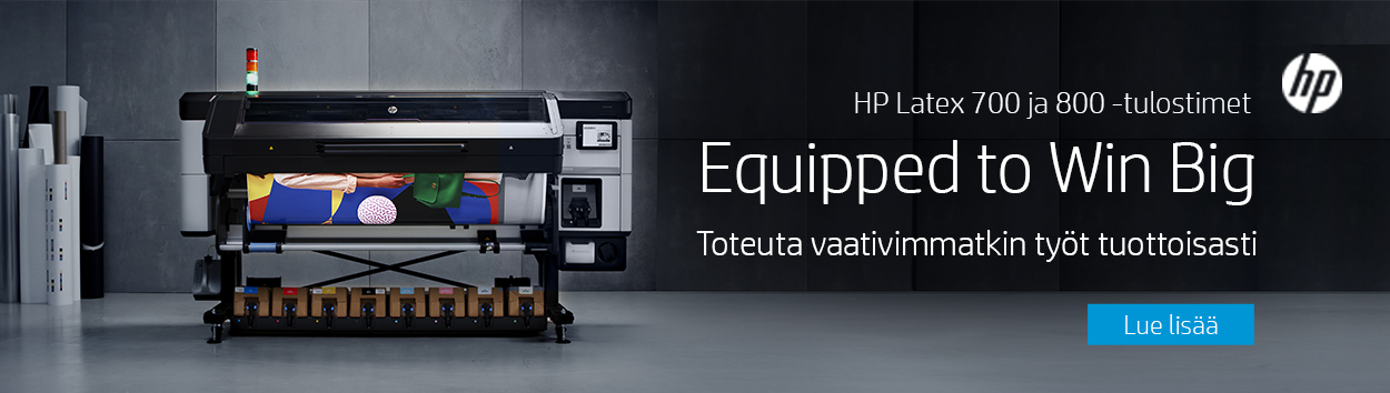 Esittelyssä HP Latex 700 / 800 -suurkuvatulostimet