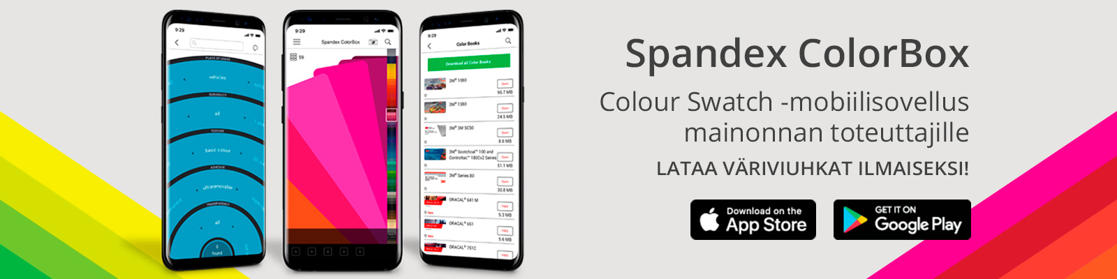 Lataa Spandex ColorBox -sovellus