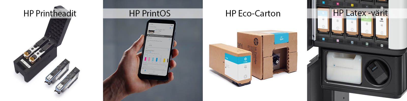 HP Latex 700/800 -sarjan tavikkeet ja PrintOS