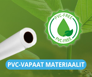 PVC-vapaat, ympäristövastuullisemmat materiaalit